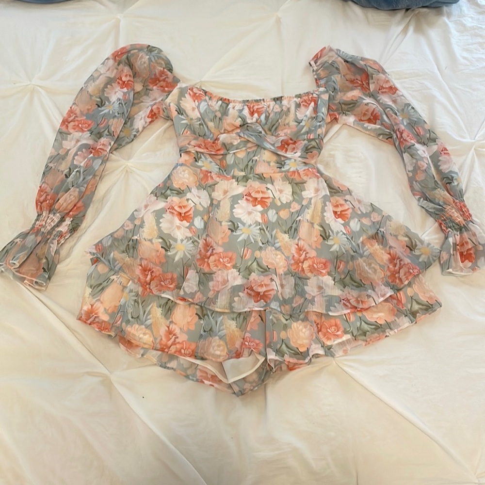 Beautiful floral romper